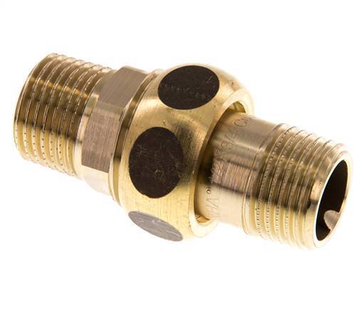 Rechte Aansluiting R1/2'' Messing Vlakke Afdichting Centellen 16bar