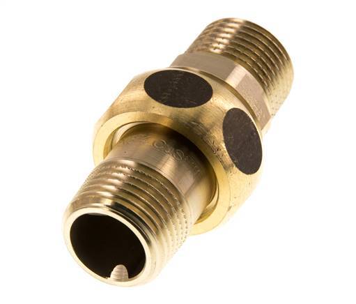 Rechte Aansluiting R1/2'' Messing Vlakke Afdichting Centellen 16bar