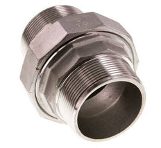Union Straight Connector R2'' Stainless Steel Flat Seal PTFE 16bar (224.8psi)
