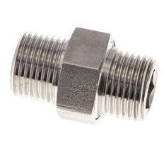 Dubbele Nippel R1/2'' Afneembare RVS Vlakke Afdichting PTFE 40bar