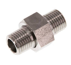 Dubbele Nippel R1/4" Afneembare RVS Conische Verbinding 40bar