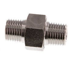 Dubbele Nippel R1/4" Afneembare RVS Conische Verbinding 40bar