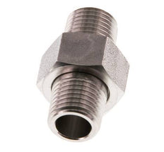 Dubbele Nippel R1/4" Afneembare RVS Conische Verbinding 40bar