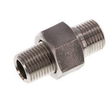 Dubbele Nippel R1/8'' Afneembare RVS Conische Afdichting 40bar