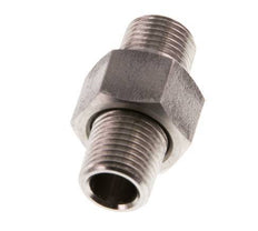 Dubbele Nippel R1/8'' Afneembare RVS Conische Afdichting 40bar
