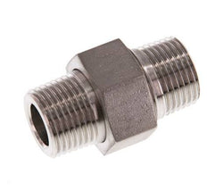 Dubbele Nippel R3/8'' Afneembare RVS Conische Afdichting 40bar