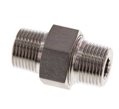 Dubbele Nippel R3/8'' Afneembare RVS Conische Afdichting 40bar