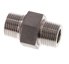 Dubbele Nippel R3/8'' Afneembare RVS Conische Afdichting 40bar