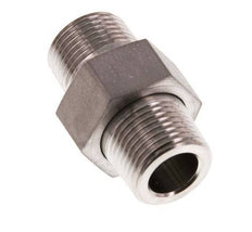 Dubbele Nippel R3/8'' Afneembare RVS Conische Afdichting 40bar