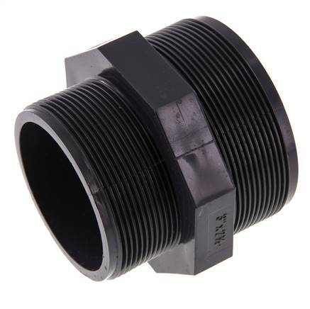 Verloopnippel G2 1/2'' X G3'' PVC-U 16bar En 1452-3