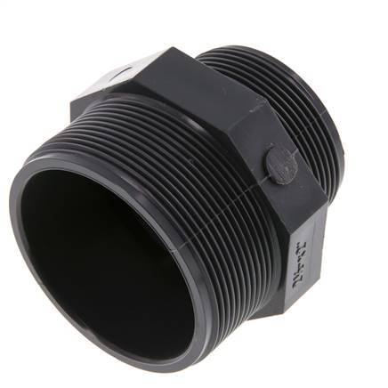 Verloopnippel G2'' X G2 1/2'' PVC-U 16bar En 1452-3