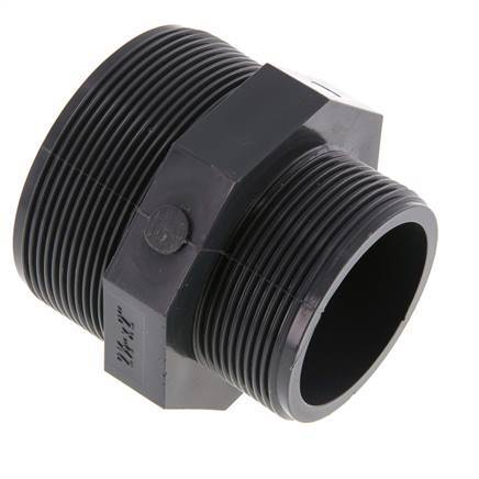 Verloopnippel G2'' X G2 1/2'' PVC-U 16bar En 1452-3