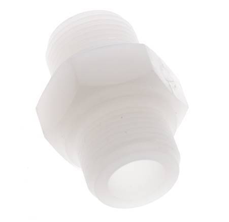 Dubbele Nippel G3/4'' PVDF 10bar FDA 36mm Hex