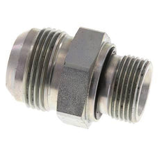 JIC Dubbele Nippel G3/4'' X UN 1-5/16''-12 Staal NBR 170bar