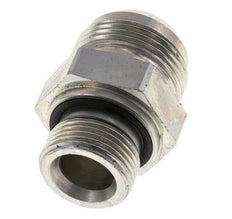 JIC Dubbele Nippel G3/4'' X UN 1-5/16''-12 Staal NBR 170bar