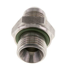 JIC Dubbele Nippel G1/2'' X UNF 3/4''-16 RVS FKM 275bar