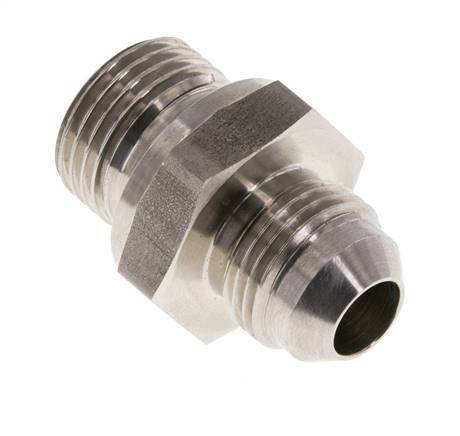 JIC Dubbele Nippel G1/2'' X UNF 3/4''-16 RVS FKM 275bar