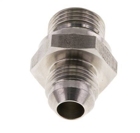 JIC Dubbele Nippel G1/2'' X UNF 3/4''-16 RVS FKM 275bar