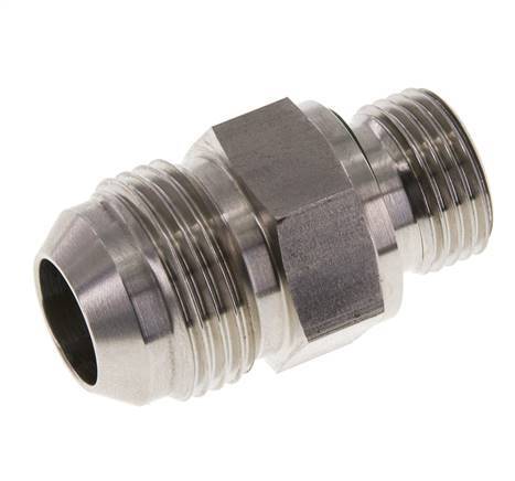 JIC Dubbele Nippel G1/2'' X UN 1-1/16''-12 RVS FKM 210bar