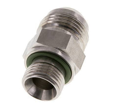 JIC Dubbele Nippel G1/2'' X UN 1-1/16''-12 RVS FKM 210bar