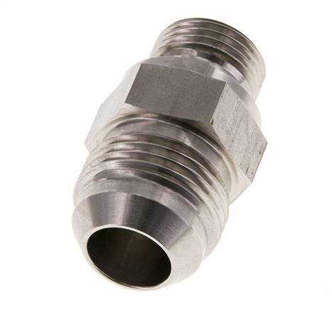 JIC Dubbele Nippel G1/2'' X UN 1-1/16''-12 RVS FKM 210bar