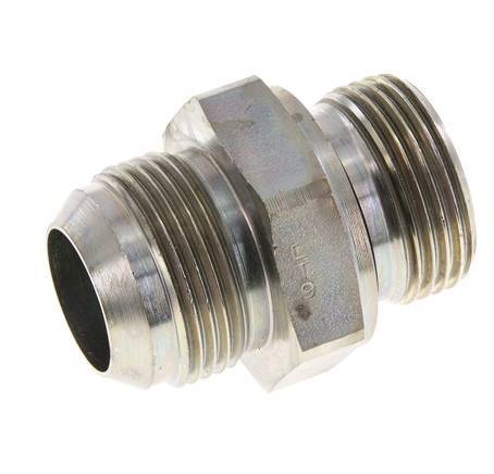 JIC Dubbele Nippel G1'' X UN 1-5/16''-12 Staal NBR 170bar