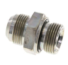 JIC Dubbele Nippel G1'' X UN 1-5/16''-12 Staal NBR 170bar