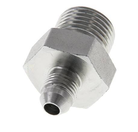 JIC Dubbele Nippel G1/2'' X UNF 1/2''-20 Staal NBR 275bar
