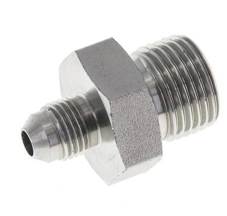 JIC Dubbele Nippel G1/2'' X UNF 1/2''-20 Staal NBR 275bar