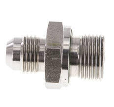 JIC Dubbele Nippel G3/8'' X UNF 9/16''-18 RVS FKM 275bar