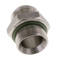 JIC Dubbele Nippel G1 1/4'' X UN 1-5/8''-12 RVS FKM 140bar