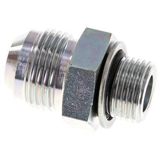 JIC Dubbele Nippel G1/2'' X UN 1-1/16''-12 Staal NBR 210bar