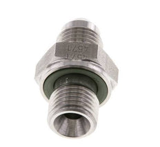 JIC Dubbele Nippel G1/4'' X UNF 1/2''-20 RVS FKM 275bar
