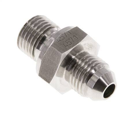 JIC Dubbele Nippel G1/4'' X UNF 1/2''-20 RVS FKM 275bar