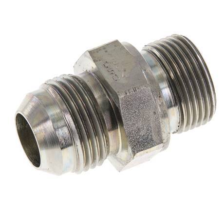 JIC Dubbele Nippel G3/4'' X UN 1-1/16''-12 Staal NBR 210bar