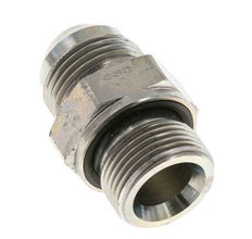 JIC Dubbele Nippel G3/4'' X UN 1-1/16''-12 Staal NBR 210bar