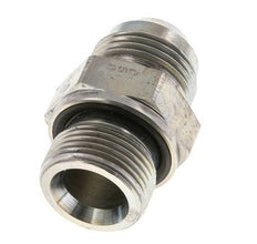 JIC Dubbele Nippel G3/4'' X UN 1-1/16''-12 Staal NBR 210bar