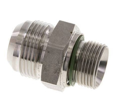 JIC Dubbele Nippel G3/4'' X UN 1-5/16''-12 RVS FKM 170bar