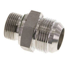 JIC Dubbele Nippel G3/4'' X UN 1-5/16''-12 RVS FKM 170bar