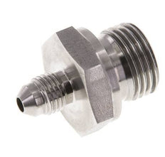 JIC Dubbele Nippel G1/2'' X UNF 7/16''-20 RVS FKM 310bar