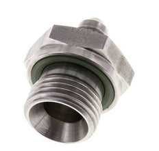 JIC Dubbele Nippel G1/2'' X UNF 7/16''-20 RVS FKM 310bar