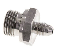 JIC Dubbele Nippel G1/2'' X UNF 7/16''-20 RVS FKM 310bar