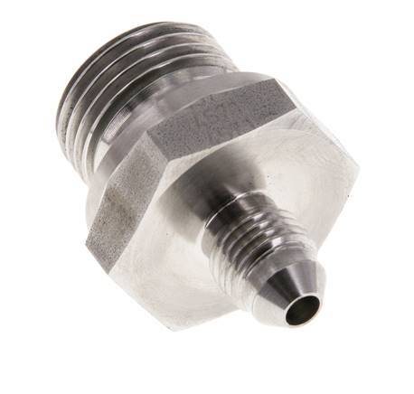 JIC Dubbele Nippel G1/2'' X UNF 7/16''-20 RVS FKM 310bar