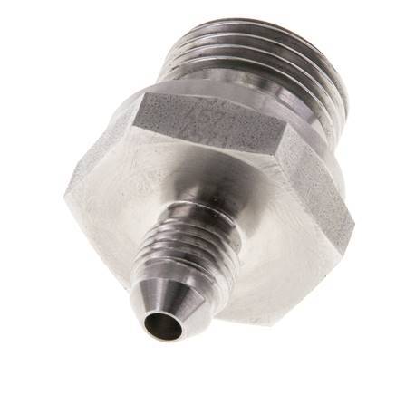 JIC Dubbele Nippel G1/2'' X UNF 7/16''-20 RVS FKM 310bar