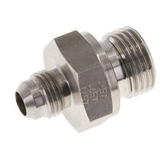 JIC Dubbele Nippel G1/2'' X UNF 9/16''-18 RVS FKM 275bar