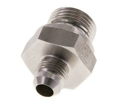 JIC Dubbele Nippel G1/2'' X UNF 9/16''-18 RVS FKM 275bar