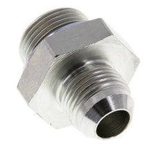 JIC Dubbele Nippel G3/4'' X UNF 7/8''-14 Staal NBR 210bar