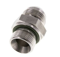 JIC Dubbele Nippel G3/4'' X UN 1-1/16''-12 RVS FKM 210bar
