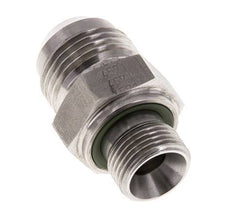 JIC Dubbele Nippel G3/8'' X UNF 7/8''-14 RVS FKM 210bar