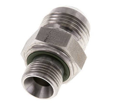 JIC Dubbele Nippel G3/8'' X UNF 7/8''-14 RVS FKM 210bar